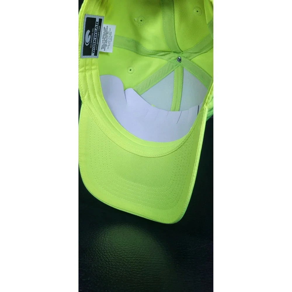 Pepsi Workwear Hat. #HA02 Yellow High Vis Comfortable Golf Hat